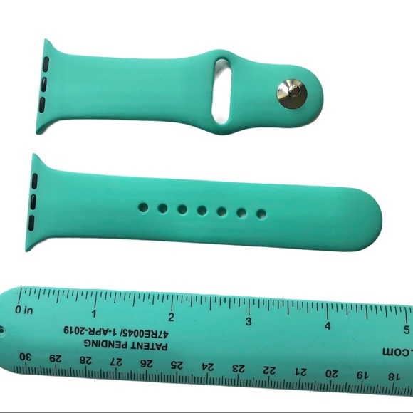 5/$20 NEW MiNT Green Silicone Sport Band Apple Watch 44/45/49mm S/M - Picture 3 of 8